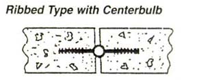 Ribbed Waterstop without Centerbulb